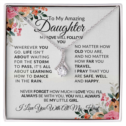 TO MY AMAZING DAUGHTER-MY- Alluring Beauty Necklace