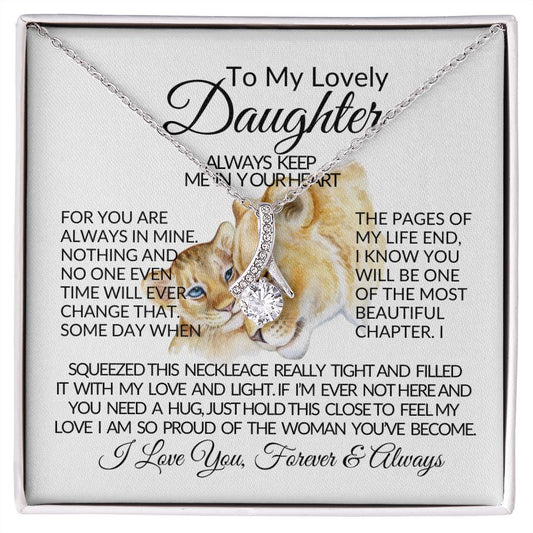 To My Lovely Daughter - Alluring Beauty Necklace