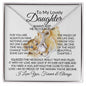 To My Lovely Daughter - Alluring Beauty Necklace