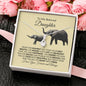 To My Beloved Daughter - Alluring Beauty Necklace