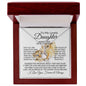 To My Lovely Daughter - Alluring Beauty Necklace