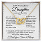 TO MY AMAZING BONUS DAUGHTER - LIFE Interlocking Hearts Necklace