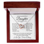 TO MY AMAZING BONUS DAUGHTER - LIFE Interlocking Hearts Necklace