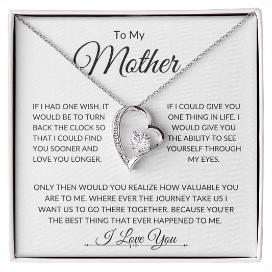 To My Mother - Forever Love Necklace L