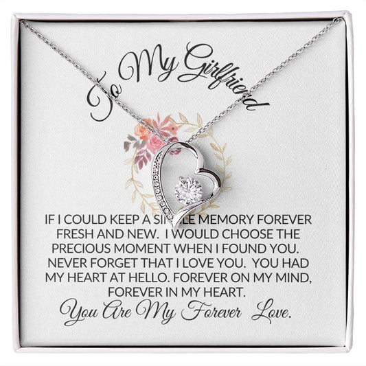 To My Girlfriend | You're Forever On My Mind-Forever Love Necklace❤️