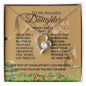 To My Beautiful Daughter -Forever Love Necklace