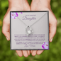 To My Amazing Daughter-Shine-Forever Love Necklace