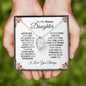 To My Bonus Daughter-Forever Love Necklace