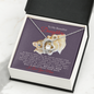 To My Beautiful Daughter-Dazzling- Forever Love Necklace