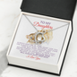 To My Daughter -MOTHERS LOVE-Forever Love Necklace
