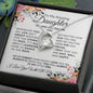 TO MY AMAZING DAUGHTER-YOU- Forever Love Necklace