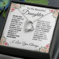 TO MY BEAUTIFUL DAUGHTER-FAR- FOREVER LOVE NECKLACE