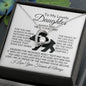To My Lovely Daughter-Forever Love Necklace