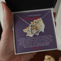 To My Beautiful Daughter-Shine- Forever Love Necklace