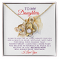To My Daughter -MOTHERS LOVE-Forever Love Necklace