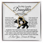 To My Lovely Daughter-Forever Love Necklace
