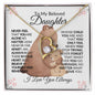 TO MY BELOVED DAUGHTER - Forever Love Necklace