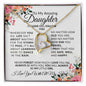 TO MY AMAZING DAUGHTER-YOU- Forever Love Necklace