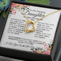 TO MY AMAZING DAUGHTER-YOU- Forever Love Necklace