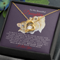 To My Beautiful Daughter-Shine- Forever Love Necklace