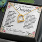 TO MY BEAUTIFUL DAUGHTER-BEST- Forever Love Necklace