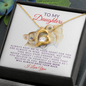 To My Daughter -MOTHERS LOVE-Forever Love Necklace