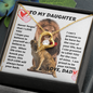 To My Daughter. - Special - Forever Love Necklace