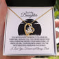To My Daughter - Forever Love Necklace