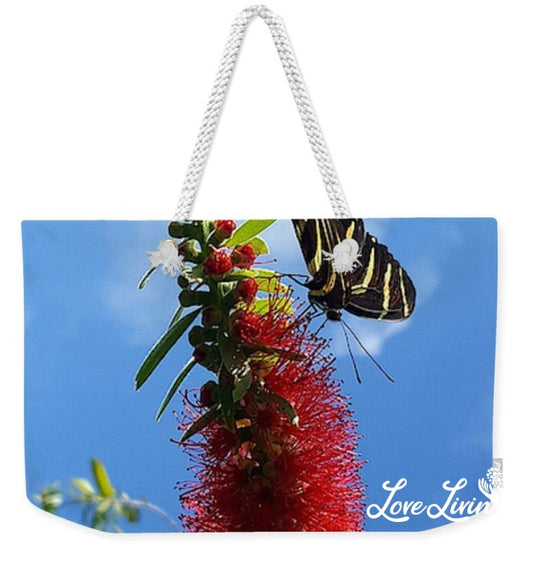 Beauty All Around - Weekender Tote Bag 24 X 16 / White