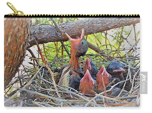 Help Feeds The Baby Birds - Carry-All Pouch